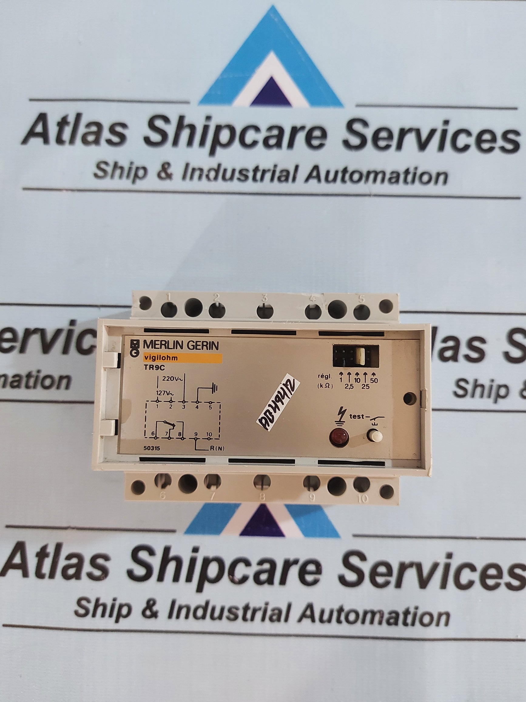 MERLIN GERIN VIGILOHM TR9C INSULATION MONITORING DEVICE